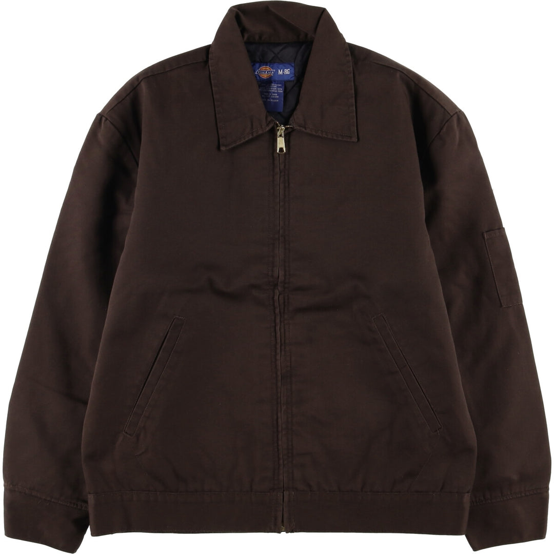 Dickies Work Jacket Men's M size polyester brown type Vintage Second Hand