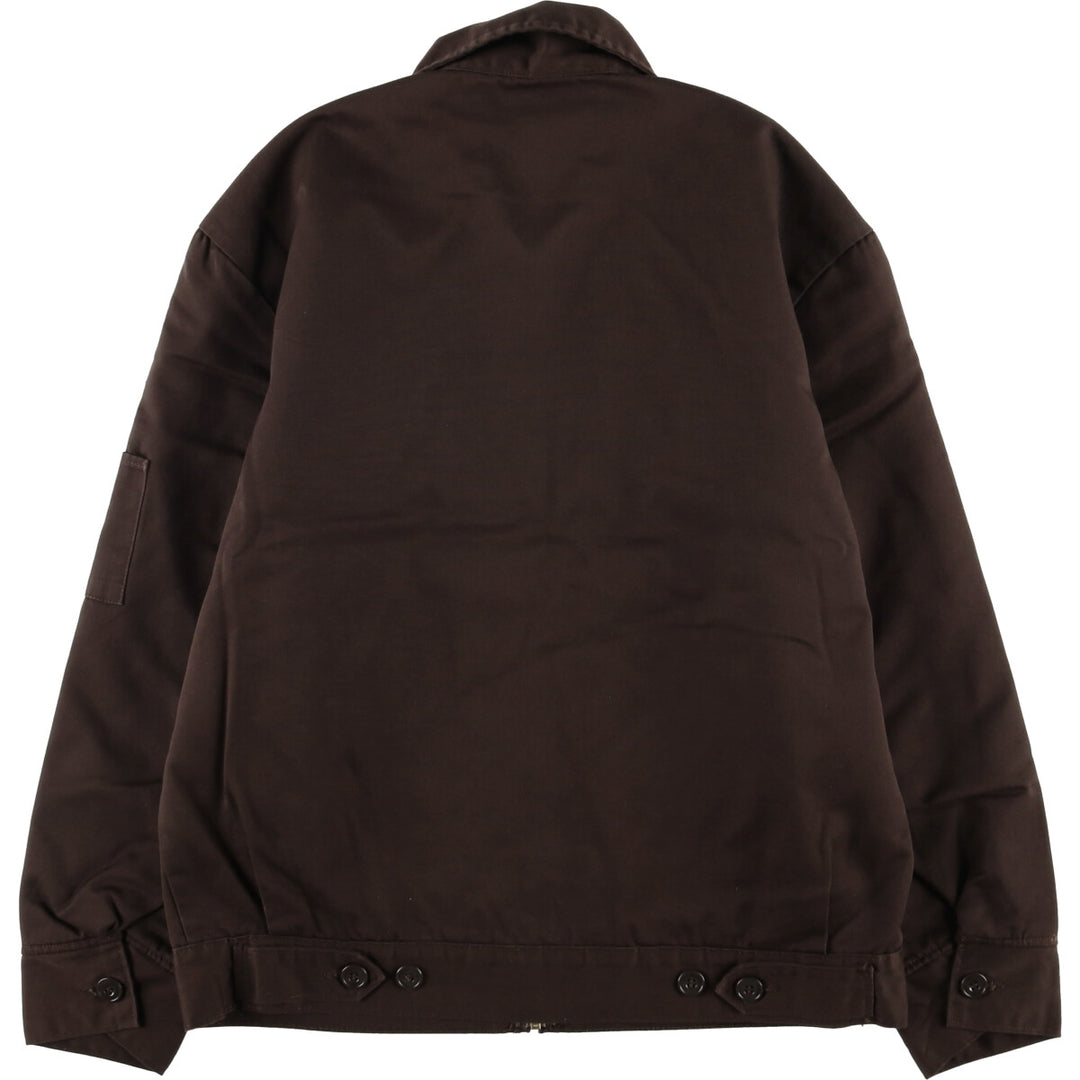 Dickies Work Jacket Men's M size polyester brown type Vintage Second Hand