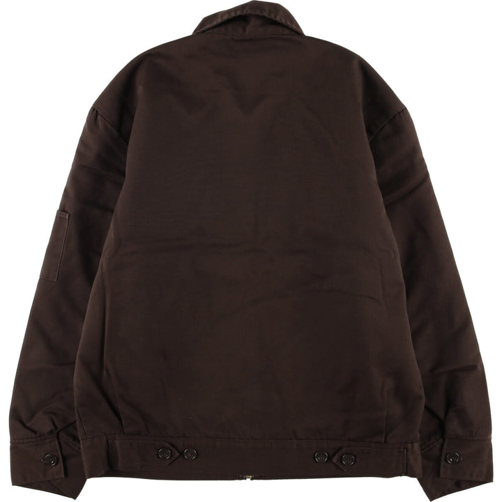 Dickies Work Jacket Men's M size polyester brown type Vintage Second Hand