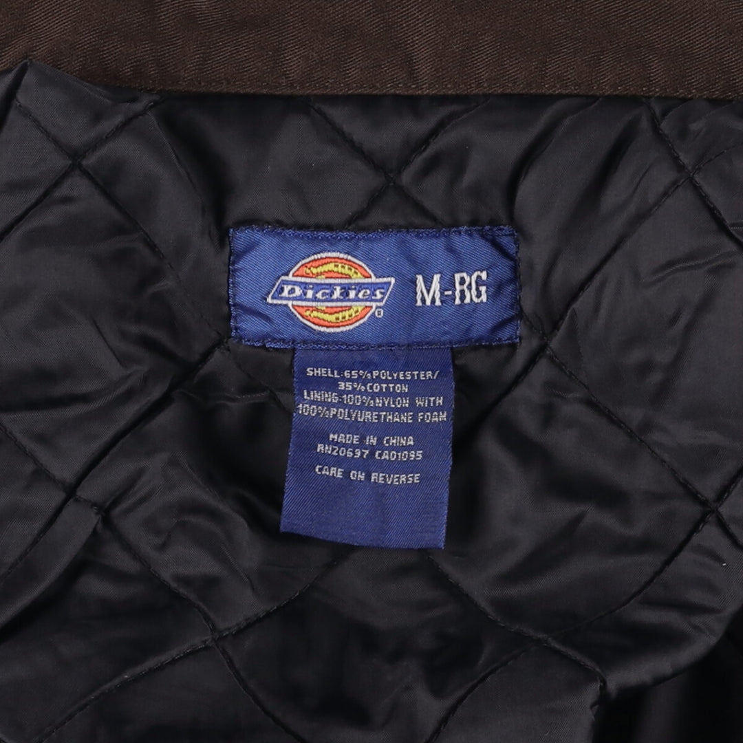 Dickies Work Jacket Men's M size polyester brown type Vintage Second Hand