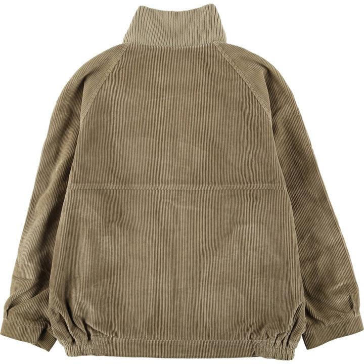 Aquascutum high-neck corduroy jacket, made in the UK, men's size L cotton beige type brown Vintage Second Hand