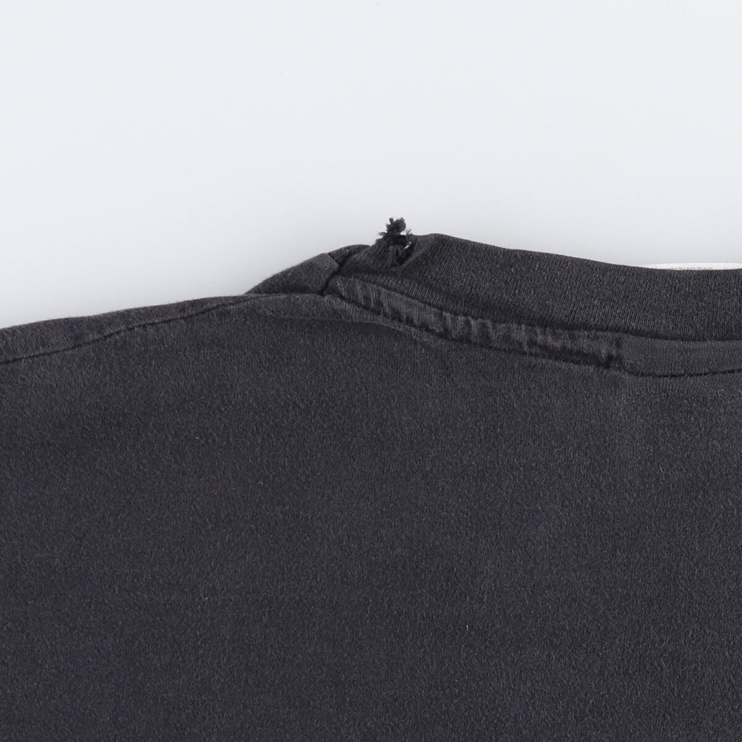 Vintage 90'S Hanes BEEFY-T Printed T-Shirt, Men's Size XL cotton black type Vintage Second Hand