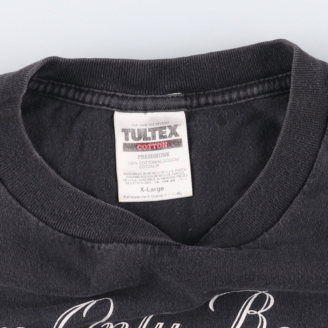 90'S Tultex Message Print T-Shirt, Men's XL, Vintage cotton black type Vintage Second Hand