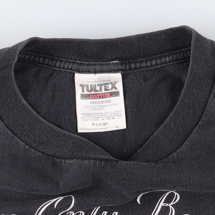 90'S Tultex Message Print T-Shirt, Men's XL, Vintage cotton black type Vintage Second Hand