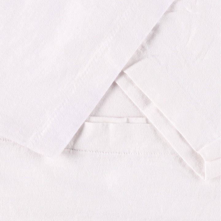 90'S Fruit of the Loom printed T-shirt, men's XL size, vintage cotton white type Vintage Second Hand
