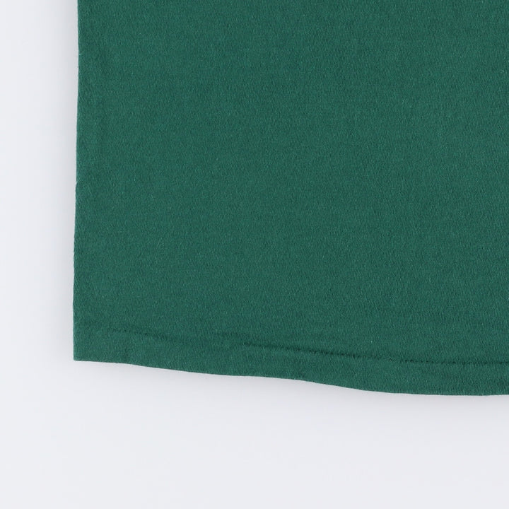 Vintage 90'S Oneita Matsukaze Print T-Shirt, Made in USA, Men's Size Medium cotton green type Vintage Second Hand