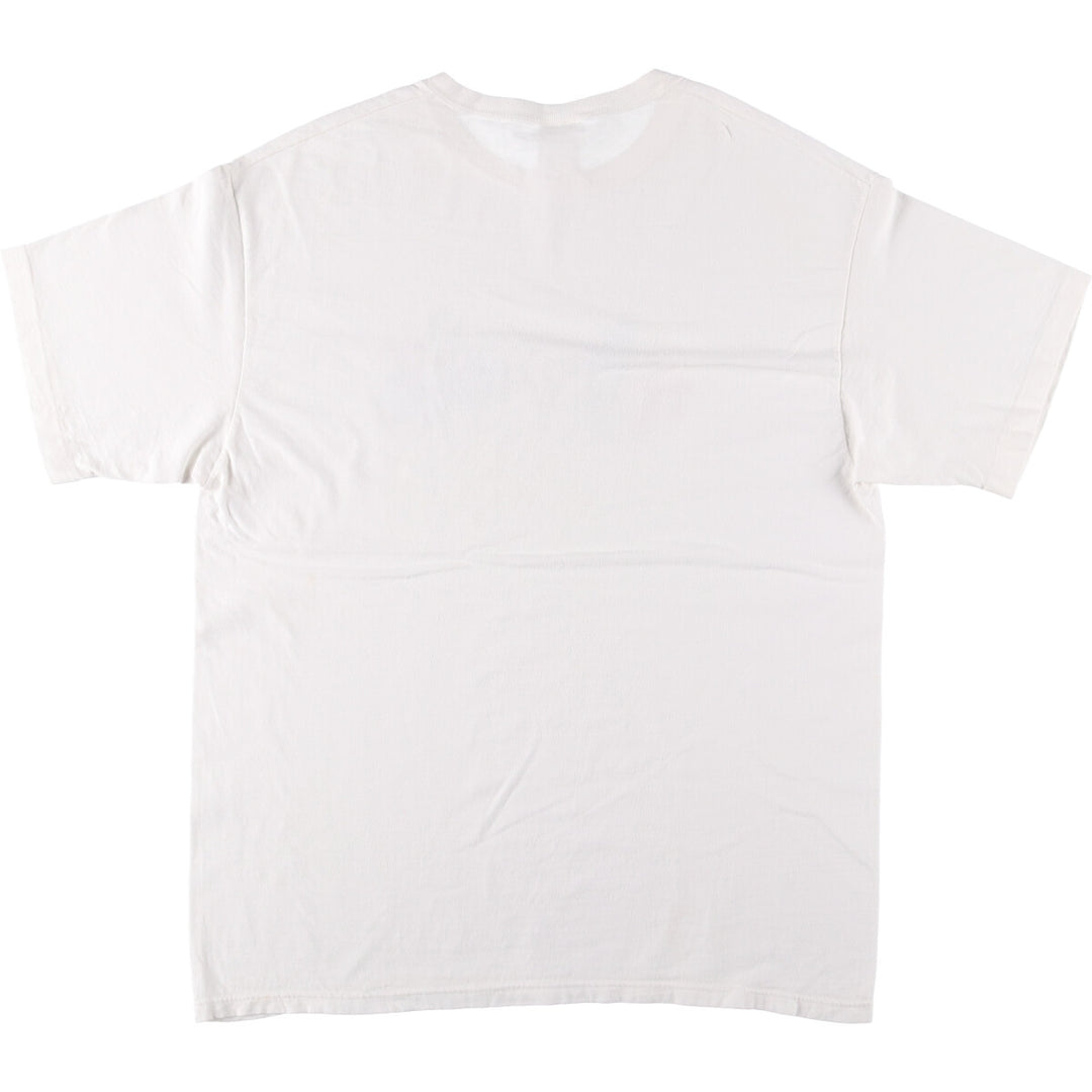 ESPRIT Short Sleeve Printed T-Shirt, Men's Size L unclear white type Vintage Second Hand