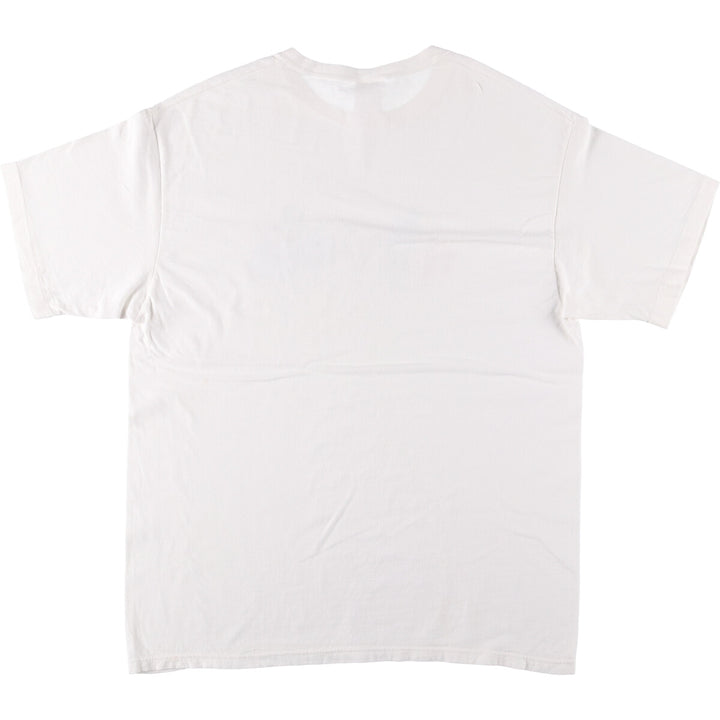 ESPRIT Short Sleeve Printed T-Shirt, Men's Size L unclear white type Vintage Second Hand