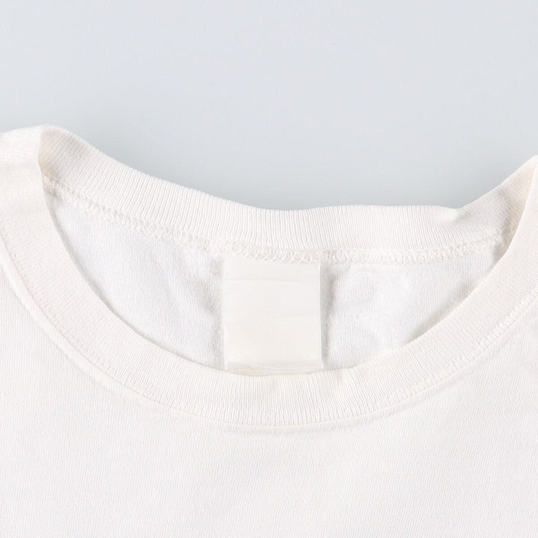 ESPRIT Short Sleeve Printed T-Shirt, Men's Size L unclear white type Vintage Second Hand