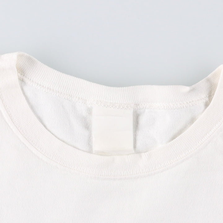 ESPRIT Short Sleeve Printed T-Shirt, Men's Size L unclear white type Vintage Second Hand