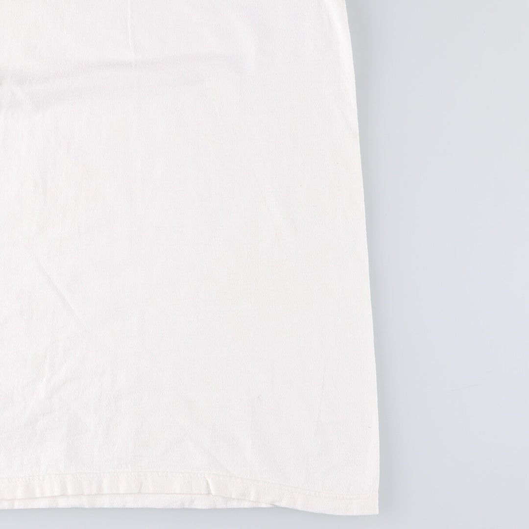 ESPRIT Short Sleeve Printed T-Shirt, Men's Size L unclear white type Vintage Second Hand