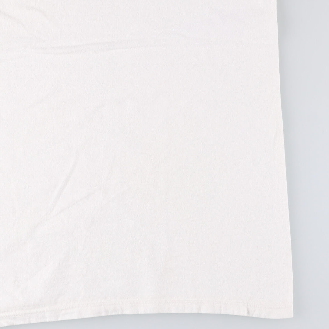 ESPRIT Short Sleeve Printed T-Shirt, Men's Size L unclear white type Vintage Second Hand