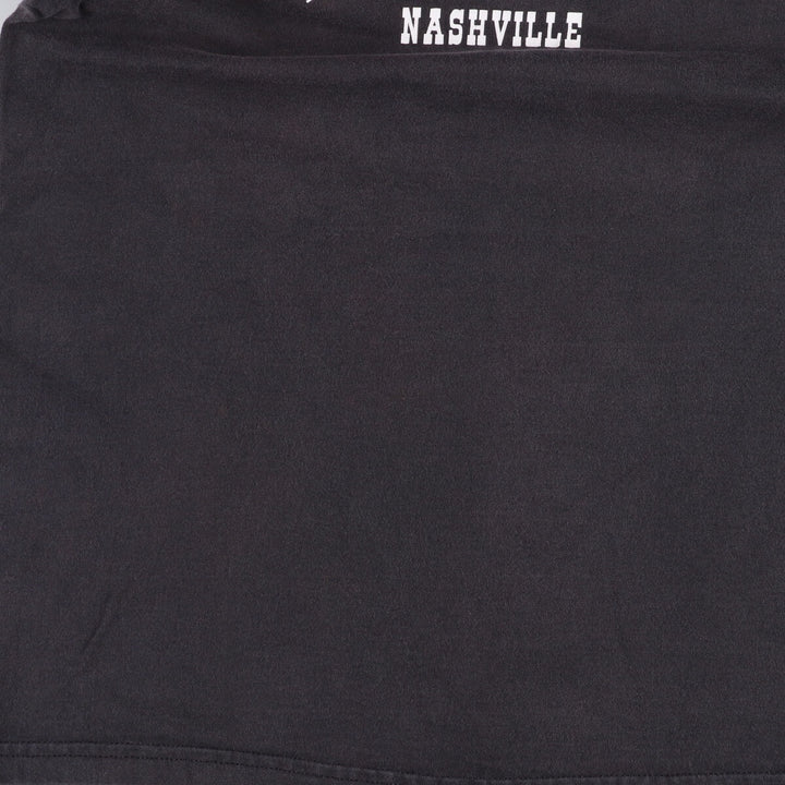 90'S PLANET HOLLYWOOD Advertising T-shirt, Made in USA, Men's M, Vintage cotton black type Vintage Second Hand