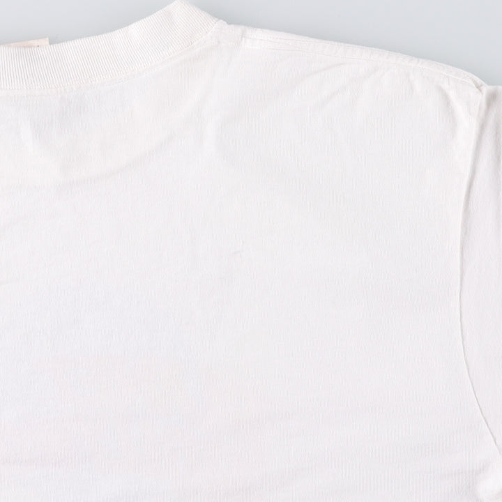 90'S PLANET HOLLYWOOD Advertising T-shirt Made in USA Men's XL Vintage cotton white type Vintage Second Hand
