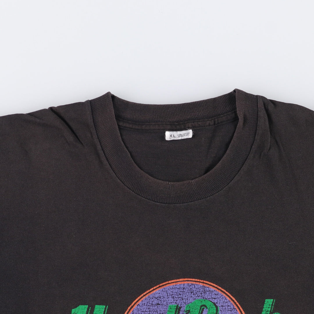 Vintage HARD ROCK CAFE NEW YORK Hard Rock Cafe New York advertising T-shirt, men's size XL cotton black type Vintage Second Hand