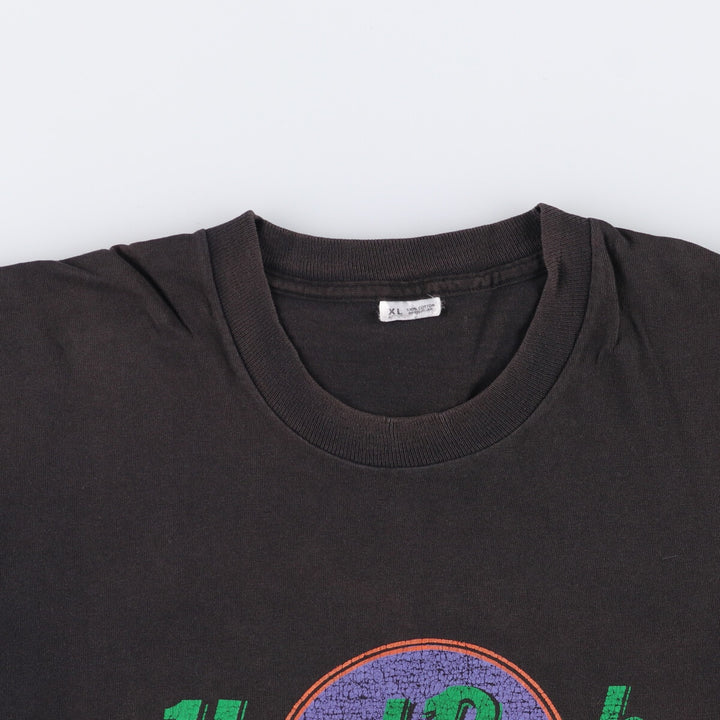 Vintage HARD ROCK CAFE NEW YORK Hard Rock Cafe New York advertising T-shirt, men's size XL cotton black type Vintage Second Hand