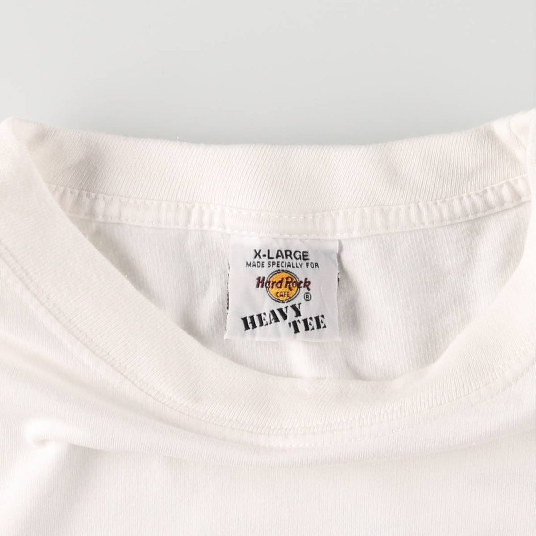 HARD ROCK CAFE ROME Advertising T-shirt Men's XL cotton white type Vintage Second Hand
