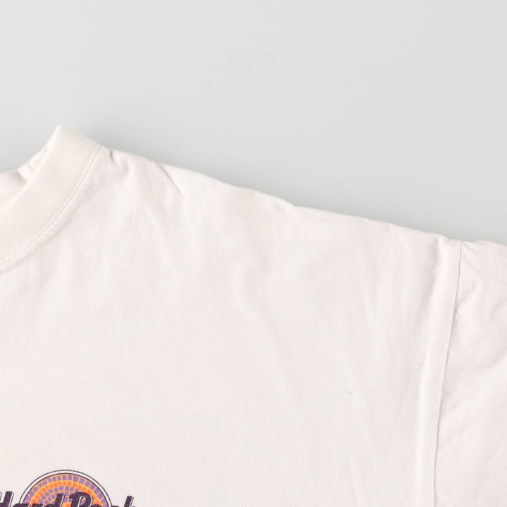 HARD ROCK CAFE ROME Advertising T-shirt Men's XL cotton white type Vintage Second Hand
