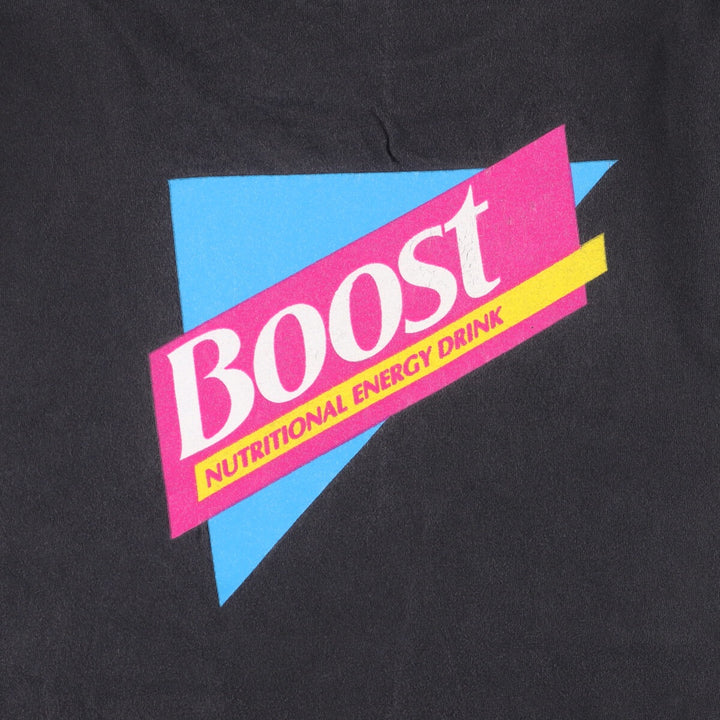 Vintage 90'S Hanes Advertising T-Shirt, Made in USA, Men's XL cotton black type Vintage Second Hand