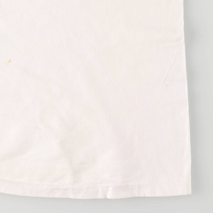 Vintage 90'S Hanes HOOTERS advertising T-shirt, Made in USA, Men's XL cotton white type Vintage Second Hand