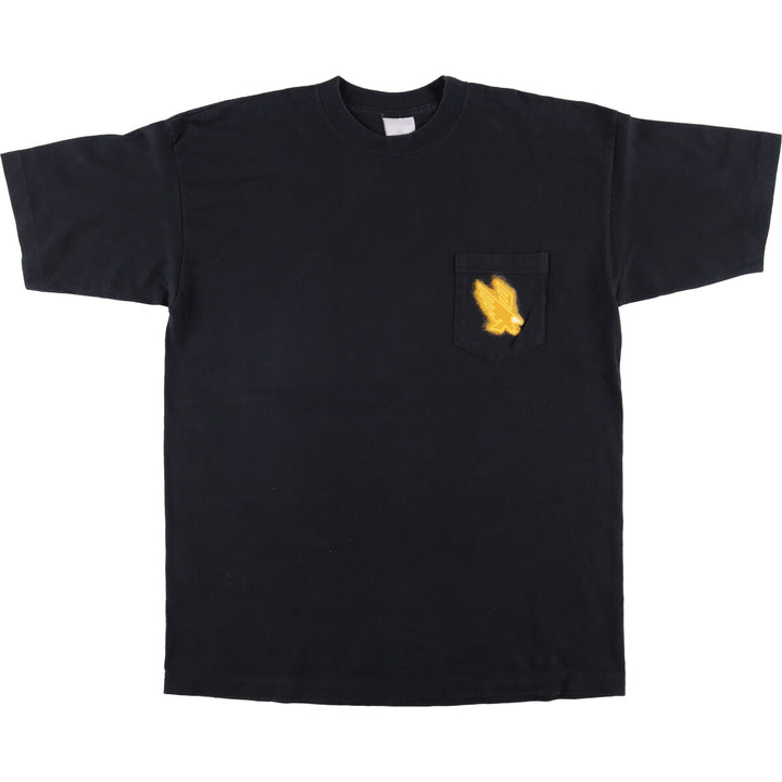 90'S AMERICAN BORN WINSTON Advertising T-shirt Made in USA Men's XL Vintage cotton black type Vintage Second Hand