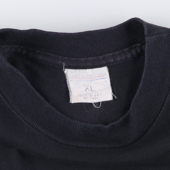 90'S AMERICAN BORN WINSTON Advertising T-shirt Made in USA Men's XL Vintage cotton black type Vintage Second Hand