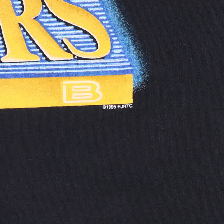 90'S AMERICAN BORN WINSTON Advertising T-shirt Made in USA Men's XL Vintage cotton black type Vintage Second Hand