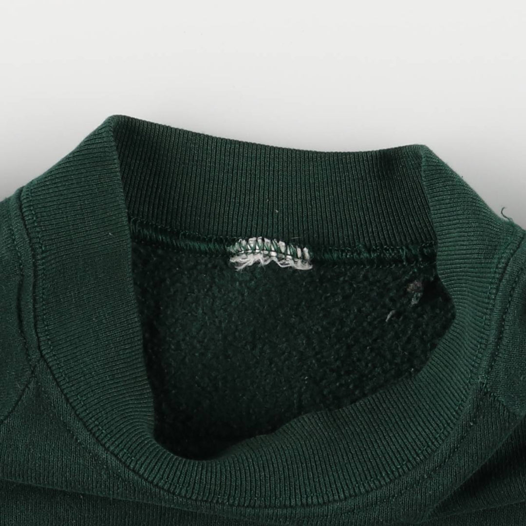 Printed sweatshirt, men's size L unclear green type Vintage Second Hand