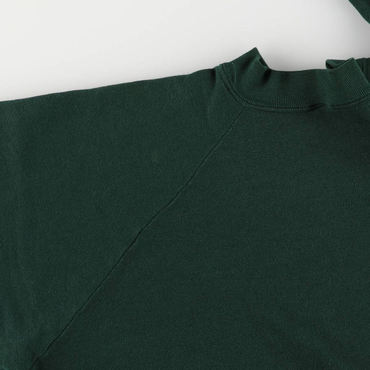 Printed sweatshirt, men's size L unclear green type Vintage Second Hand