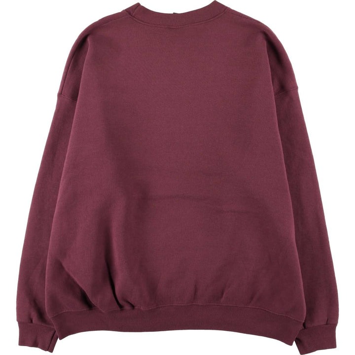 Vintage IVY CREW logo sweatshirt, made in the USA, men's size XL cotton bordeaux Vintage Second Hand