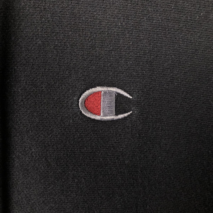 Champion REVERSE WEAVE Reverse Weave Sweat Pullover Hoodie Men's L size cotton black type Vintage Second Hand
