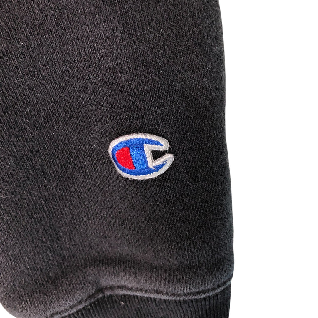 Champion REVERSE WEAVE Reverse Weave Sweat Pullover Hoodie Men's L size cotton black type Vintage Second Hand