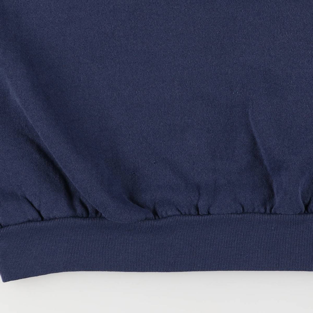 90'S Fruit of the Loom College Sweatshirt, Made in USA, Men's XL, Vintage cotton navy blue type Vintage Second Hand