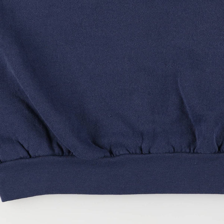 90'S Fruit of the Loom College Sweatshirt, Made in USA, Men's XL, Vintage cotton navy blue type Vintage Second Hand