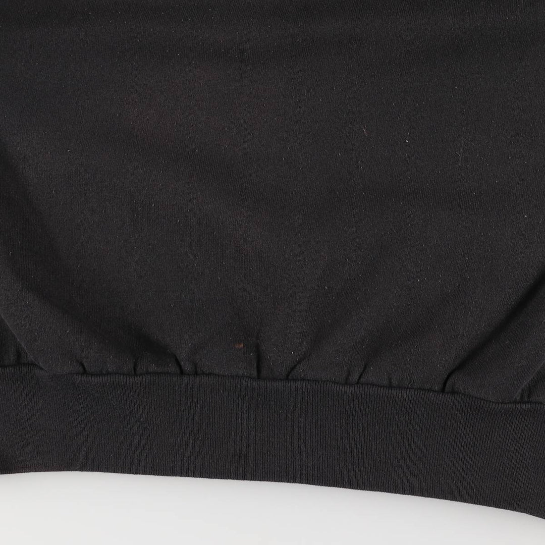 Fruit of the Loom printed sweatshirt, men's size L cotton black type Vintage Second Hand