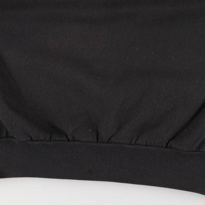 Fruit of the Loom printed sweatshirt, men's size L cotton black type Vintage Second Hand