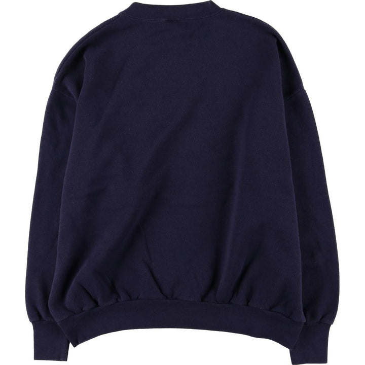 Vintage Delta Mid-Weight Sweatshirt, Made in the USA, Men's Size XL cotton navy blue type Vintage Second Hand