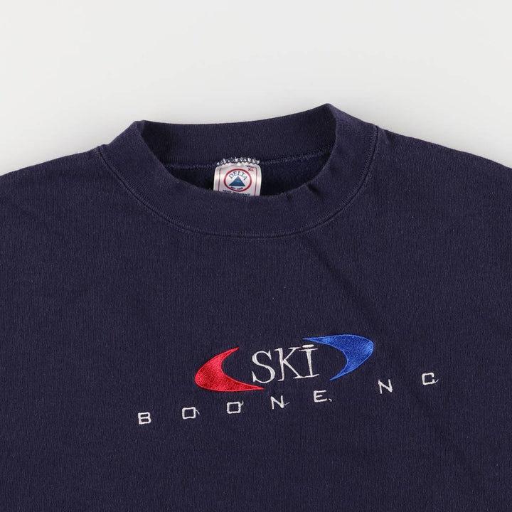 Vintage Delta Mid-Weight Sweatshirt, Made in the USA, Men's Size XL cotton navy blue type Vintage Second Hand