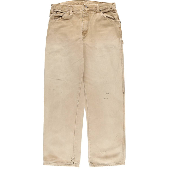 Dickies Duck Painter Pants Men's W34 equivalent cotton beige type brown Vintage Second Hand