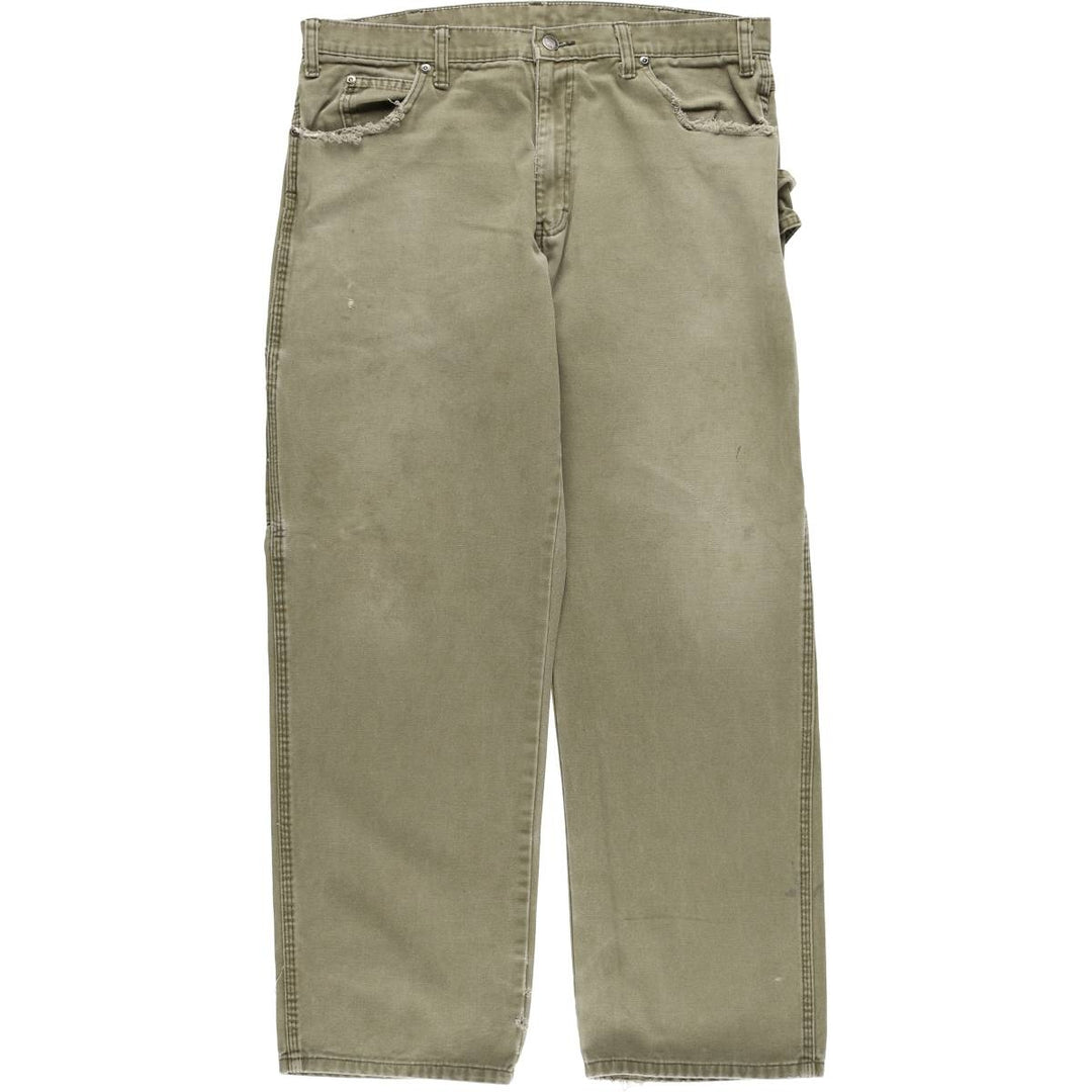 Dickies Duck Painter Pants Men's W37 cotton Khaki type Vintage Second Hand