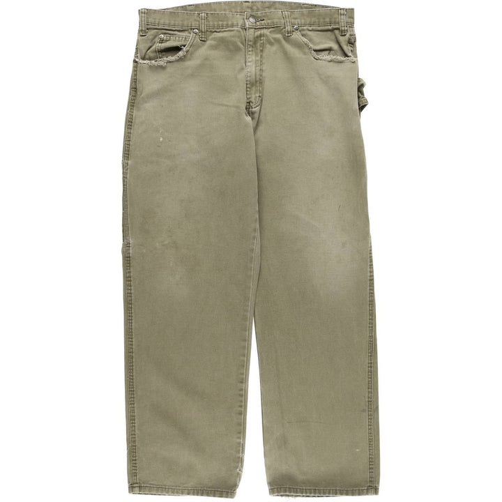 Dickies Duck Painter Pants Men's W37 cotton Khaki type Vintage Second Hand