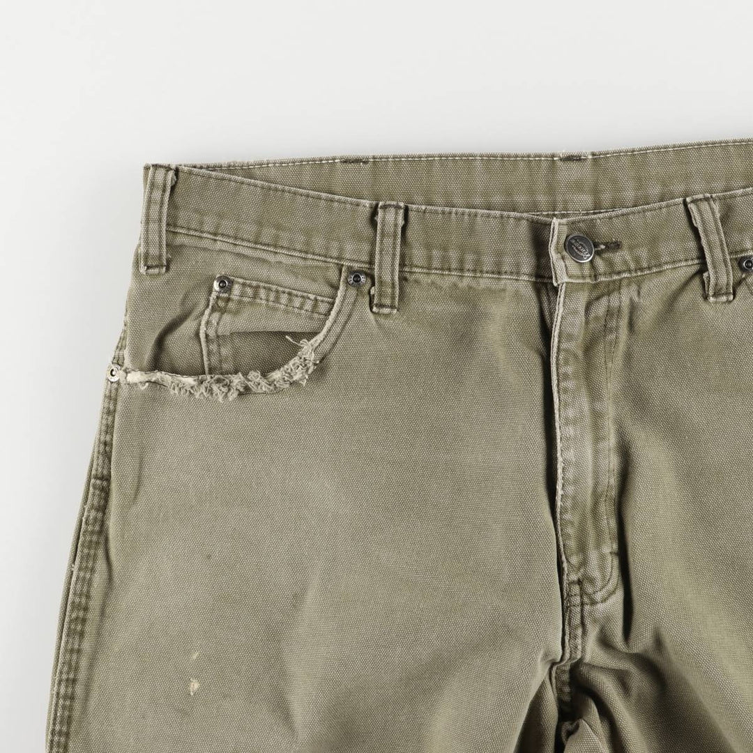 Dickies Duck Painter Pants Men's W37 cotton Khaki type Vintage Second Hand