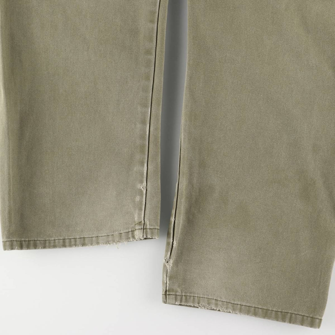 Dickies Duck Painter Pants Men's W37 cotton Khaki type Vintage Second Hand