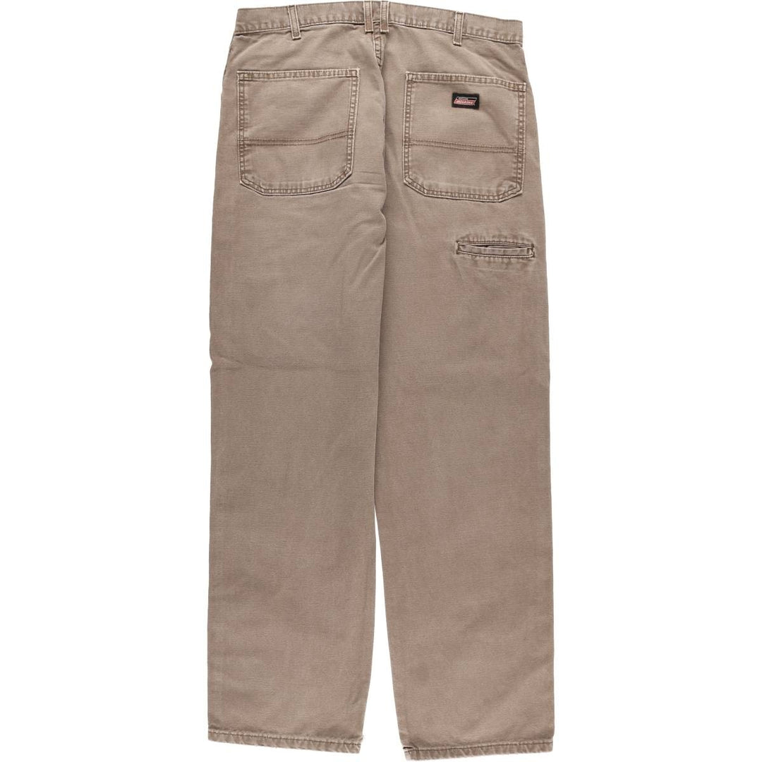 Dickies Duck Work Pants Men's W34 cotton brown type Vintage Second Hand