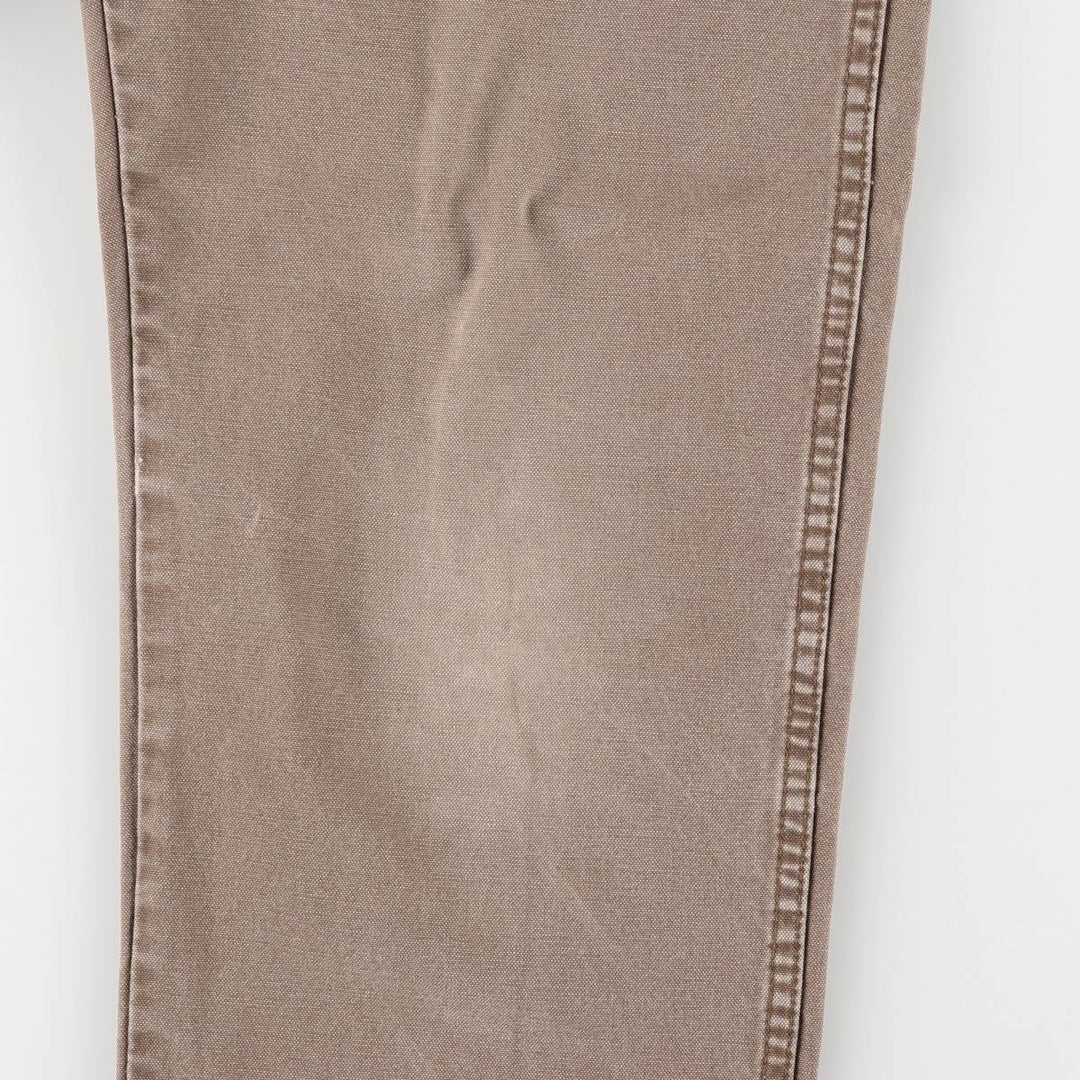 Dickies Duck Work Pants Men's W34 cotton brown type Vintage Second Hand