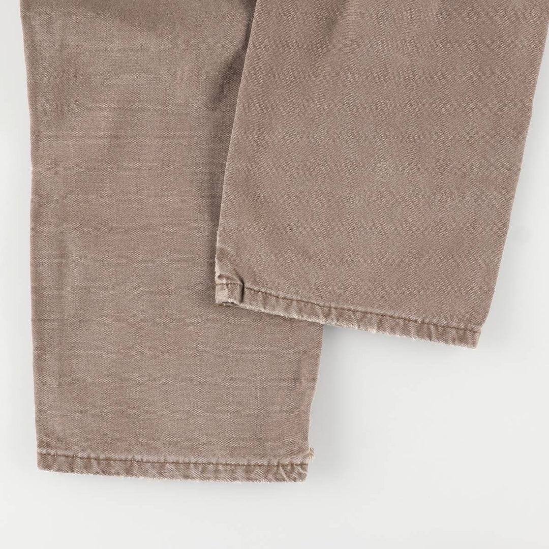 Dickies Duck Work Pants Men's W34 cotton brown type Vintage Second Hand