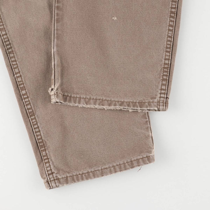 Dickies Duck Work Pants Men's W34 cotton brown type Vintage Second Hand