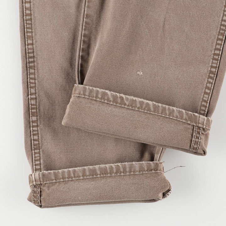 Dickies Duck Work Pants Men's W34 cotton brown type Vintage Second Hand