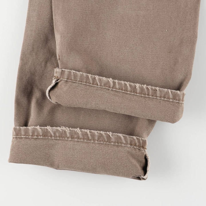 Dickies Duck Work Pants Men's W34 cotton brown type Vintage Second Hand