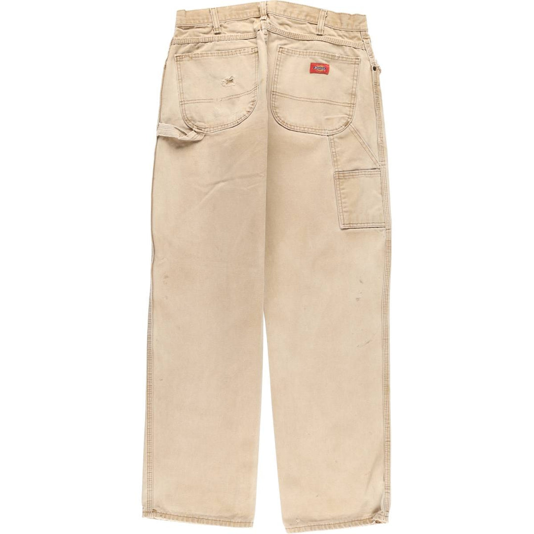 Dickies Duck Painter Pants Men's W33 equivalent cotton Beige type Vintage Second Hand